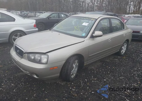 2001 Hyundai Elantra Gls from USA, damaged, VIN KMHDN45D71U080537